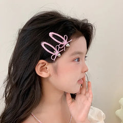 Solid Color Simple Bowknot Hair Clips for Baby Girls Fashion Chic Snap Clips for Kids Children Teens Hair Accessories in Stock