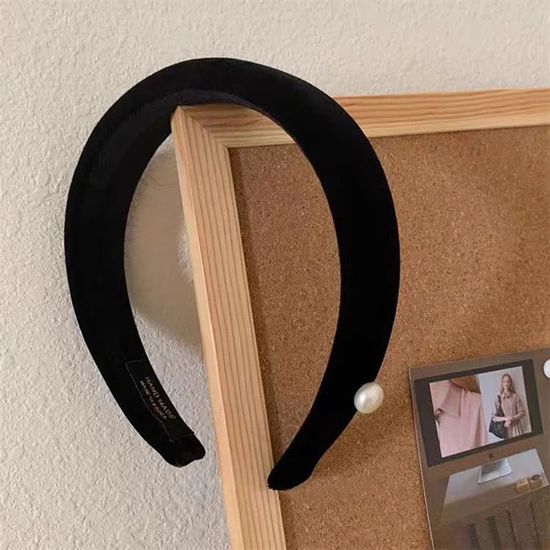 Fashion Trendy Simple Solid Color Head Band for Girls Vintage Classic Hair Band for Women Ladies Hair Accessories in Stock