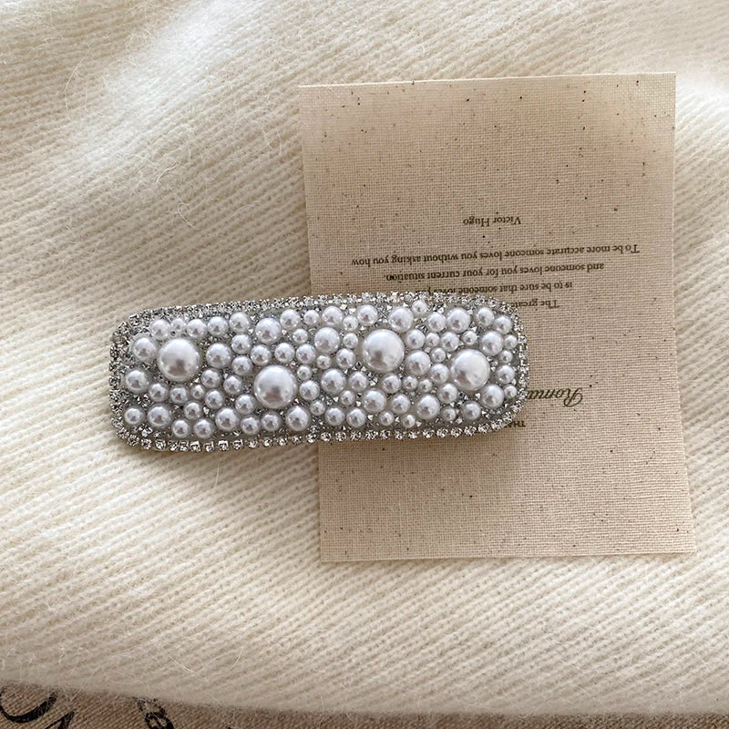 Luxurious Glitter Elegant Chic Hair Clips for Girls Stylish Sweet Snap Clips for Women Ladies Hair Accessories Chinese Supplier