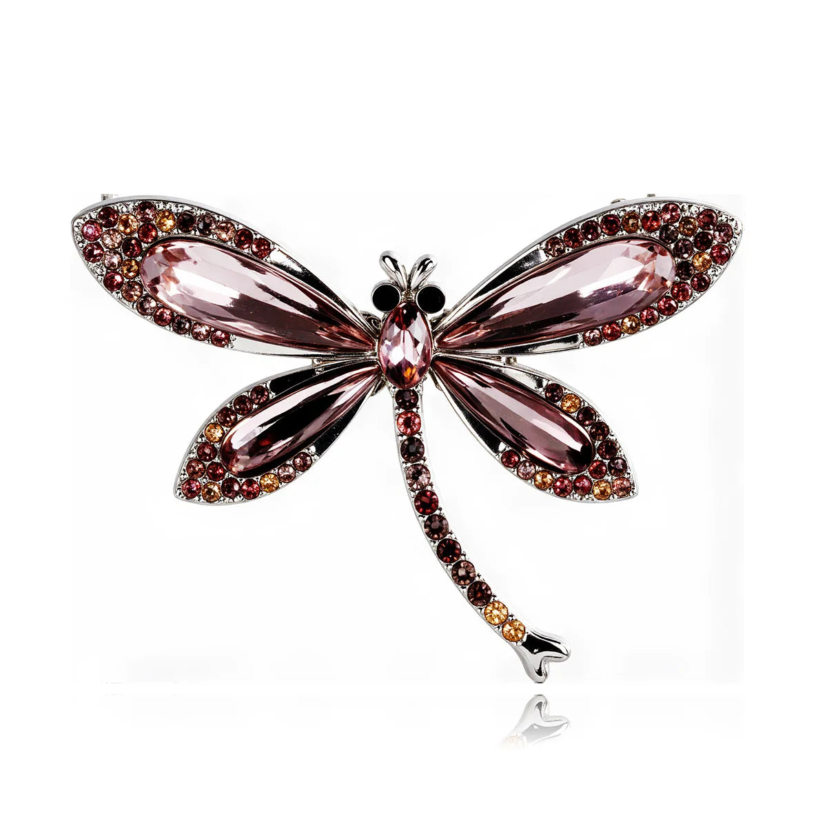 Fashion Sweet Cute Animals Dragonfly Brooches for Girls Stylish Glamorous Pins Jewelry for Women Ladies Accessories Wholesale