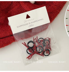 Mini Cute Bowknot Sweet Scrunchies for Baby Girls Fashion Simple Hair Band for Kids Children Hair Accessories in Stock Chic