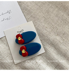 Fashionable Chic Bowknot Hair Clips for Baby Girls Minimalistic Stylish Alligator Hair Accessories Elegant for Kids Children