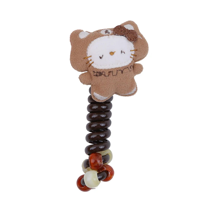 Fashion Flower Animals Telephone Wire Hair Ties for Baby Girls Cute Sweet Durable Scrunchies for Kids Child Hair Accessories