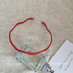 Solid Color Minimalistic Polka Dot Headband Simple Fashion Hair Accessory for Girls and Women Sweet Stock