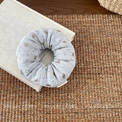 Brand New Women's Soft Cotton Plaid Scrunchies Colorful Cute Hair Ties for Girls Fashionable Accessories with Sweet Style