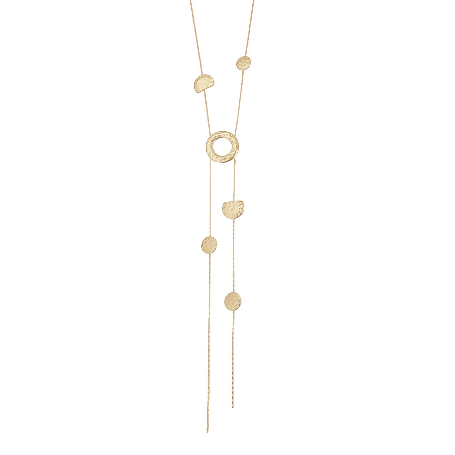 Unique Versatile Wavy Texture Sweater Chains Necklaces for Girls Elegant Dainty Jewelry for Women Ladies Accessories Wholesale