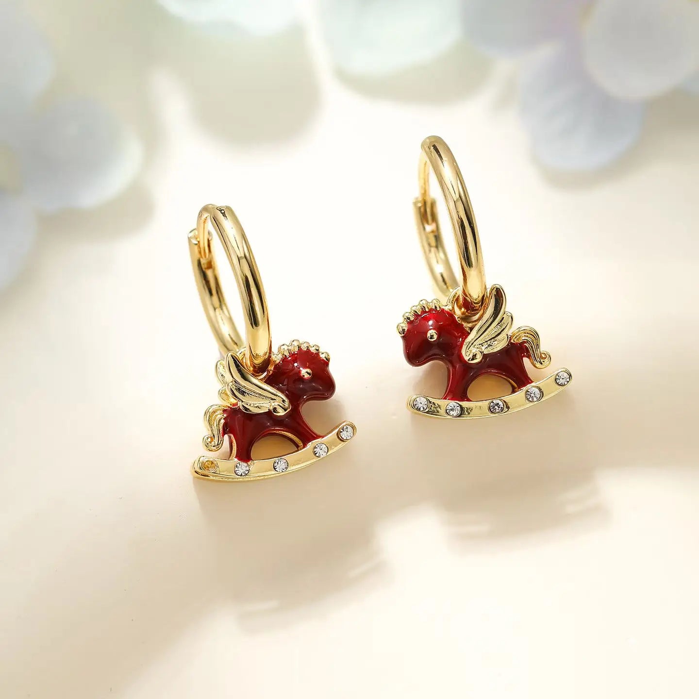Fashion Dainty Butterfly Luxury Glitter Drop Earrings for Girls Animals Elegant Jewellry for Women Ladies Accessories Wholesale