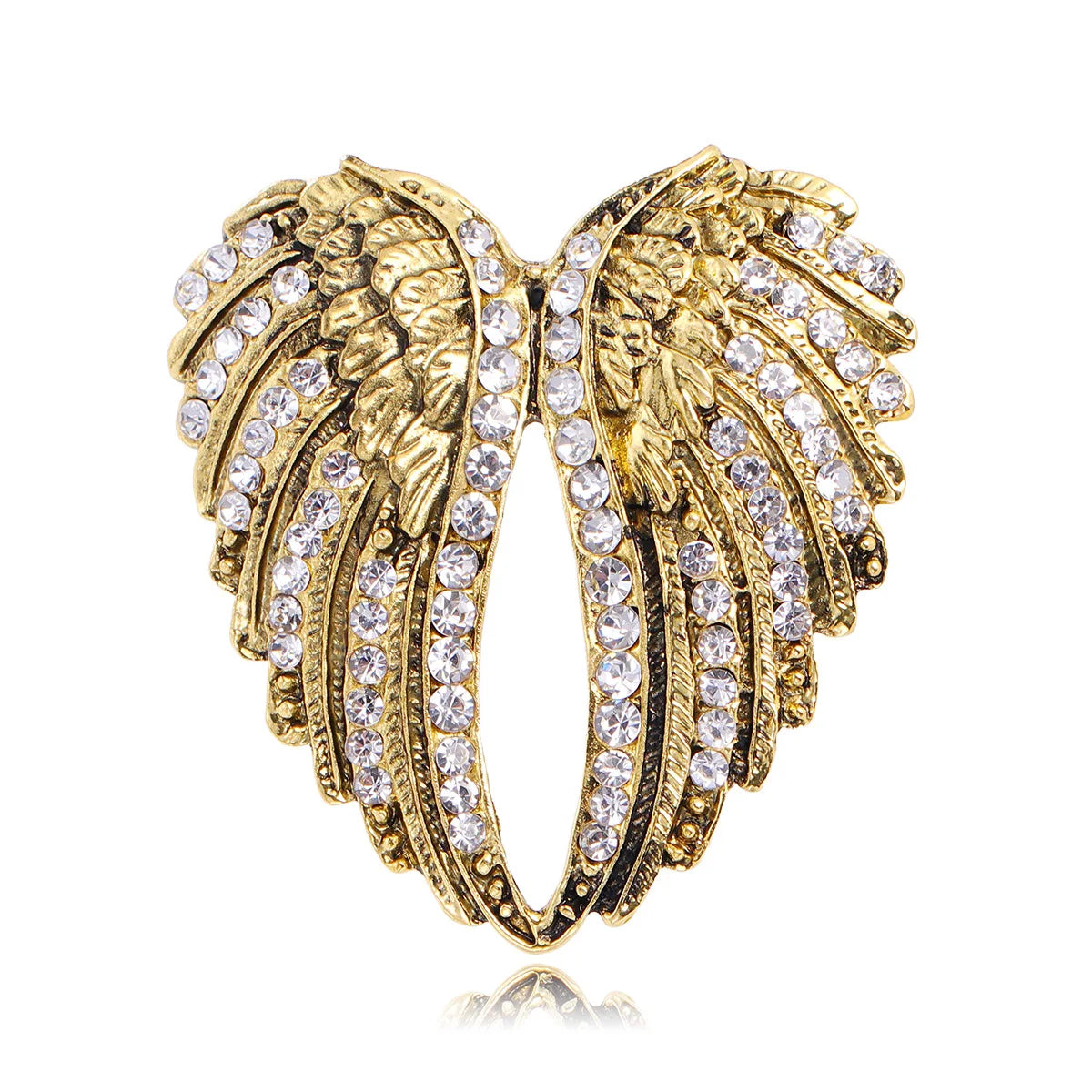 Fashion Swing Glitter Rhinestone Brooches for Girls Trendy Stylish Charms Pins Jewelry for Women Ladies Accessories Wholesale