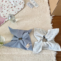 Animals Plaid Peppy Scrunchies for Baby Girls Simple Fashion Minimalistic Hair Ties for Kids Children Hair Accessories in Stock