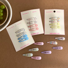 Minimalistic Solid Color Hair Clips for Kids Alloy Snap Hair Accessories for Baby Girls Teens