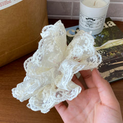 Simple Minimalistic Elegant Scrunchies for Baby Girls Lace Sweet Hair Ties for Kids Children Hair Accessories in Stock Chic