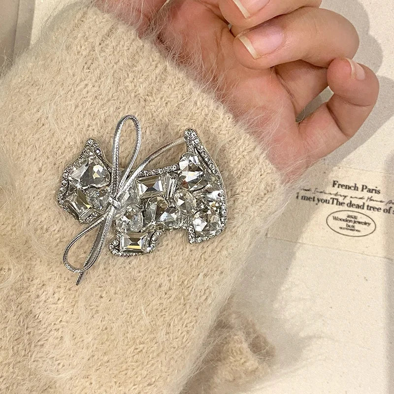 Female Dogs Shape Glitter Simple Snap Clips Fashion Chic Sparking Bow Customized Bulk Order in Stock Street Hair Clips Accessory