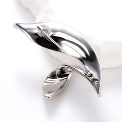 Fashion Glitter Rhinestone Sparkle Leafs Brooches for Girls Sweet Elegany Pins Jewelry for Women Ladies Accessories Wholesale