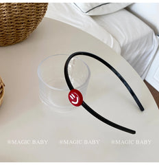Minimalistic Heart Shaped Cute Sweet Head Bands for Baby Girls Chic Classic Hair Bands for Kids Hair Accessories in Stock