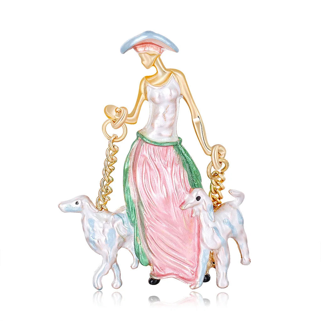 Fashion Vintage Retro Elegant Sweet Brooches for Girls Stylish Trendy Pins Jewelry for Women Ladies Accessories Wholesale Chic