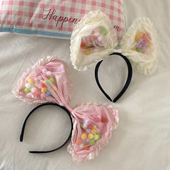 Large Oversize Exaggerated Bowknot Head Band for Girls Princess Style Cute Sweet Hair Band for Women Ladies Hair Accessories