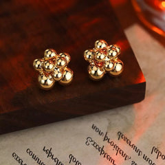 Women Star Circle Heart Shape New Design Small Stud Earring Fashion Elegant Graceful Lightweight Bulk Daily Jewelry Accessories