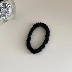 Classic Simple 100% Silk Scrunchies for Girls High Elastic Fashion Hair Ties Sweet Style Hair Accessories for Women and Ladies