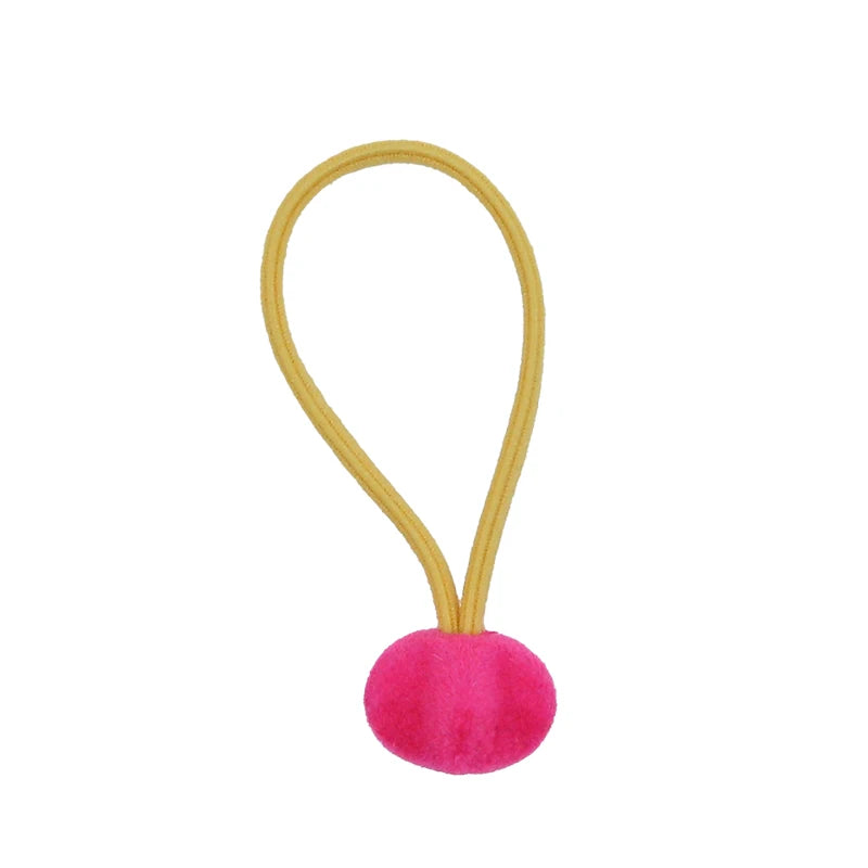 Fashion Sweet Cute Heart Shaped Star Hair Ties for Baby Girls Cute Sweet Mini Scrunchies for Kids Children Hair Accessories