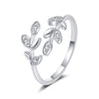The opening is adjustable. / Silver