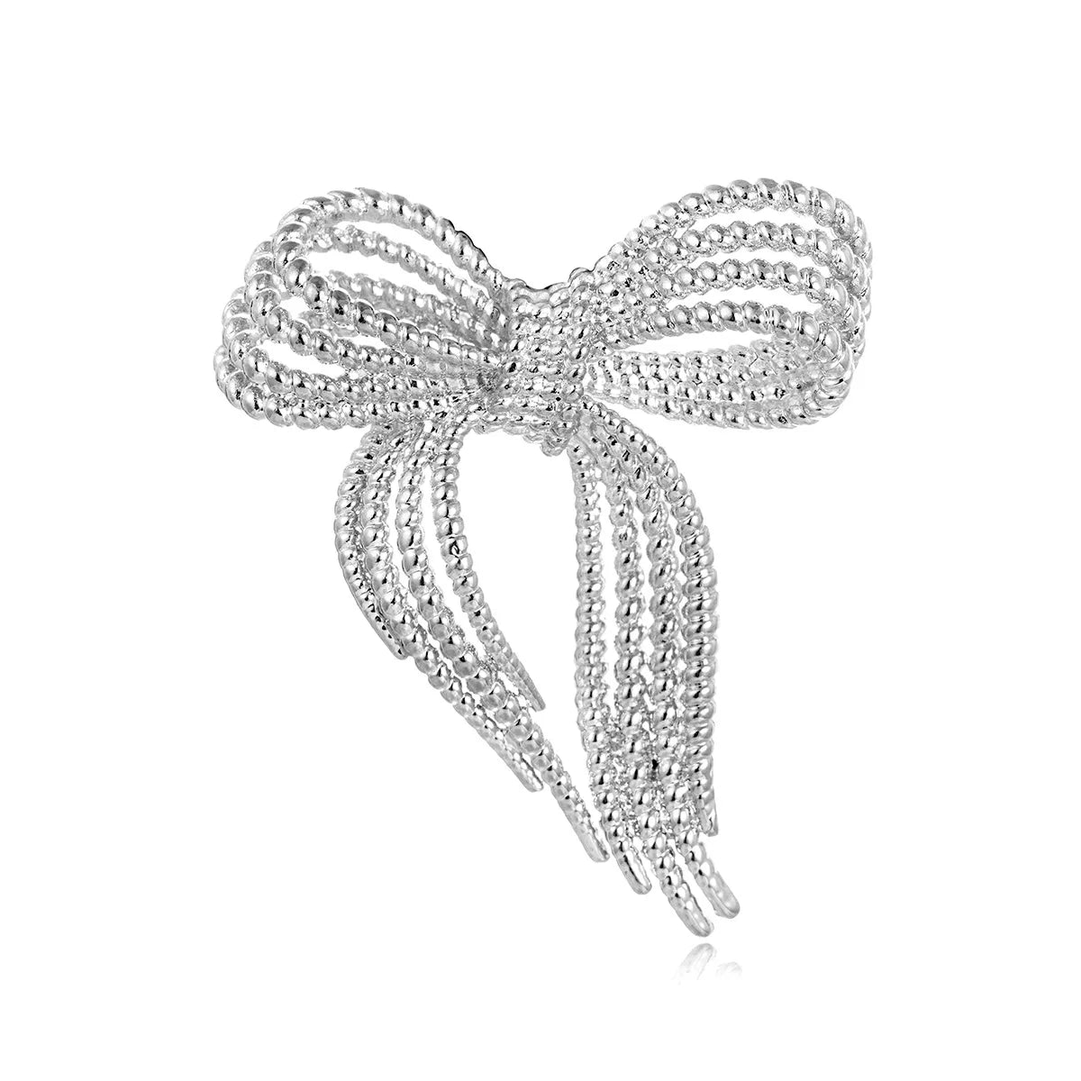 Fashion Simple Minimalistic Bowknot Brooches for Girls Trendy Classic Vintage Jewelry for Women Ladies Accessories Wholesale