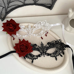 Women 2025 Hot Sale Halloween Festival Celebration Rose Solid Color Ribbon Glasses Customized Bulk Order in Stock Accessories