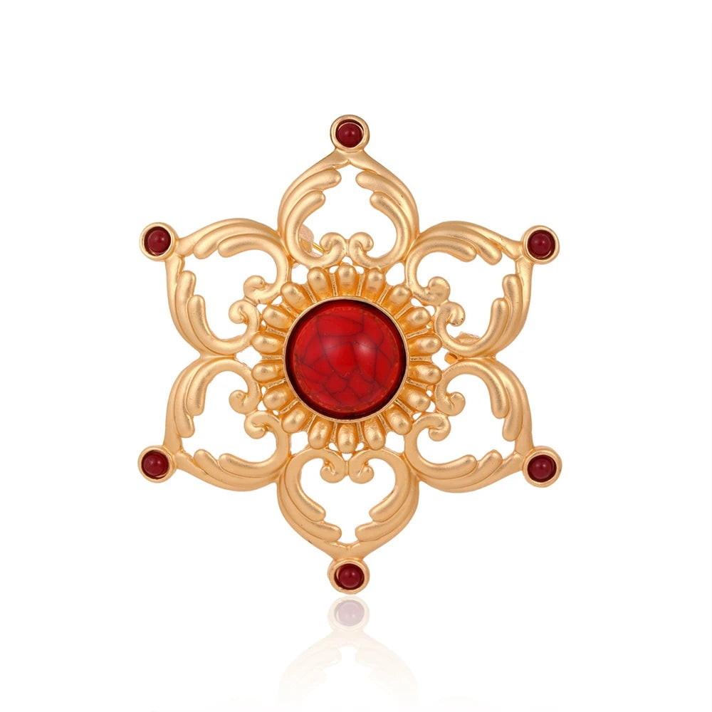 Fashion Simple Flowers Sweet Brooches for Girls Trendy Stylish Graceful Pins Jewelry for Women Ladies Accessories Hot Sale