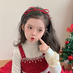 Solid Color Simple Classic Headband for Baby Girls Festival New Year Hair Band Accessories for Kids Children Stock