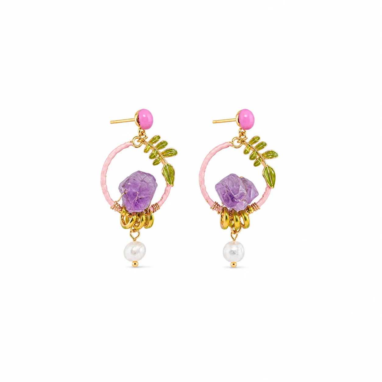 Fashion S925 Silver Pearl Hoop Earrings for Girls Elegant Trendy Jewelry for Women Ladies Wholesale China Manufacturer Bulk