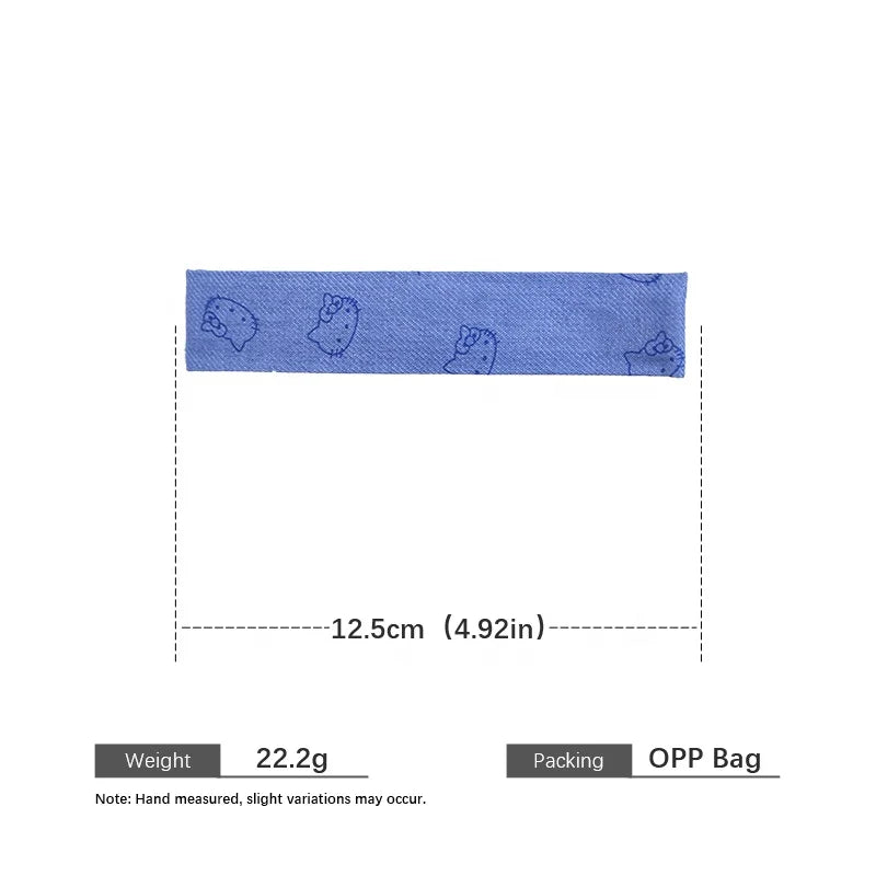 Women Blue White Print alligator Clips Fashion Elegant Simple Lightweight in Store Hairpins Accessories for Female Causal Daily