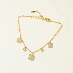 Luxury Simple Minimalistic Elegant Bracelets for Girls Charms Dainty Jewellry for Women Ladies Accessories Female Wholesale