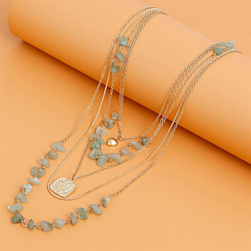 Fashion Layered Wearing Elegant Luxury Glamorous Dainty Necklaces for Girls Sweater Chains Elegant Jewelry for Women Ladies