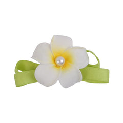 Fashion Flower Imitation Pearl Luxurious Scrunchies for Baby Girls Sweet Cute Elegant Hair Ties for Kids Child Hair Accessories