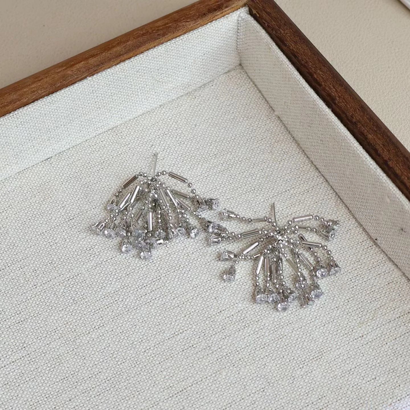 Fashion Graceful Tassel Butterfly Refined Drop Earrings for Girls Sweet Elegant Jewelry for Women Ladies Accessories Wholesale