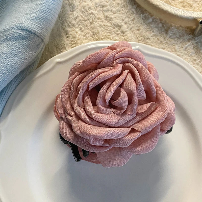 Women Hot Sale High Quality Lightweight Flowers Hair Claws Fashion Elegant Customized Grips Accessories for Holiday Causal Daily