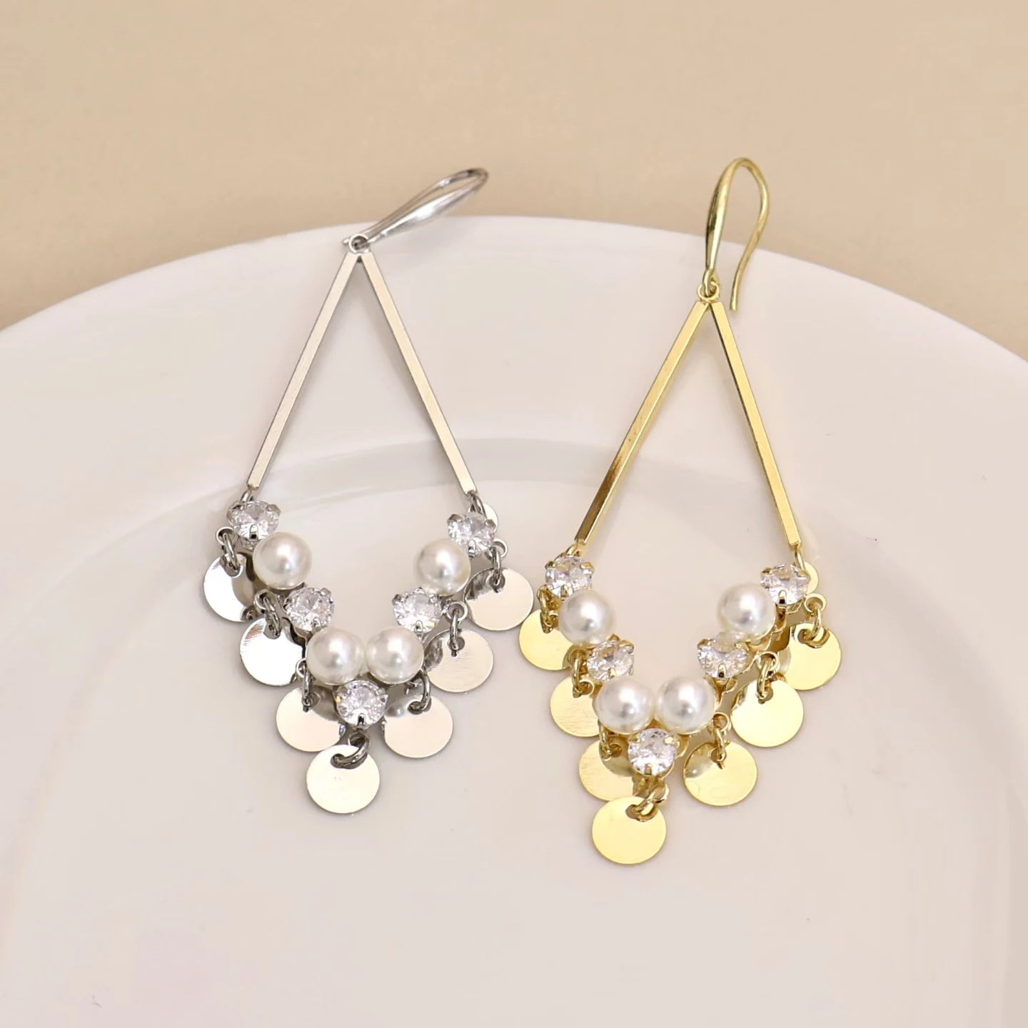 Fashion Trendy Luxury Vintage Refined Drop Earrings for Girls Graceful Tassel Jewelry for Women Ladies Accessories Wholesale