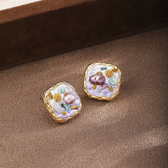 Fashion Freshwater Pearl Abalone Shell Stud Earrings for Girls Vintage Jewelry for Women Ladies Wholesale China Manufacturer