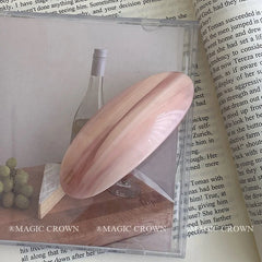 Elegant Acetate Snap Hair Clips for Women and Girls Trendy Minimalistic Chic with Irregular Stripe for Party Occasions