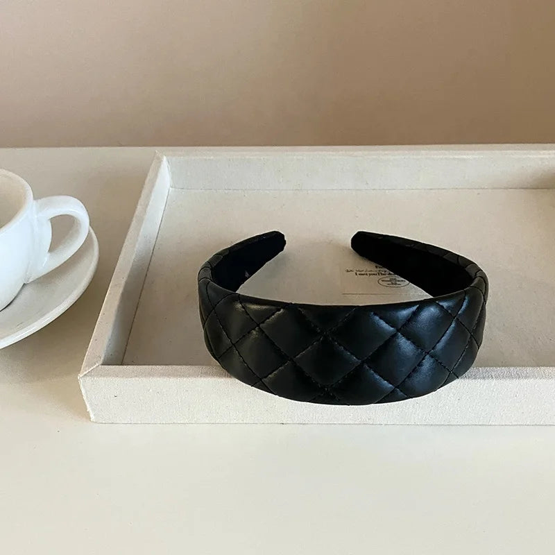 Ladies Girls Minimalistic Wide Hairbands Vintage Elegant Chic Fashion Customized in Stock Headbands Accessory for Women Causal