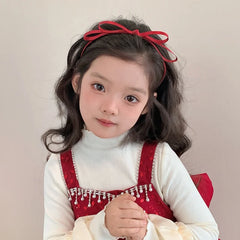 Solid Color Simple Classic Headband for Baby Girls Festival New Year Hair Band Accessories for Kids Children Stock