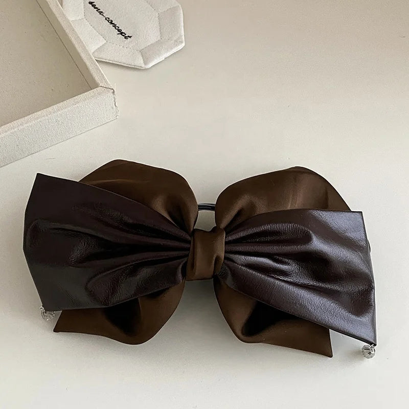 Fashion Elegant French Style Bowknot Hair Claw Clips for Girls Graceful Stylish Hair Accessories in Stock Chinese Supplier