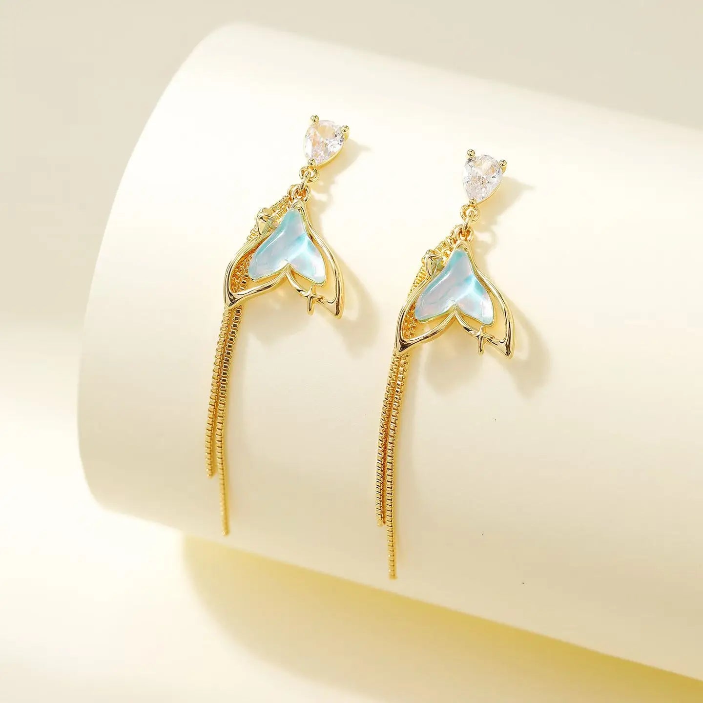 Fashion Rhinestone Glitter Luxurious Drop Earrings for Girls Elegant Tassels Sparkle Jewelry for Women Ladies Accessories Chic