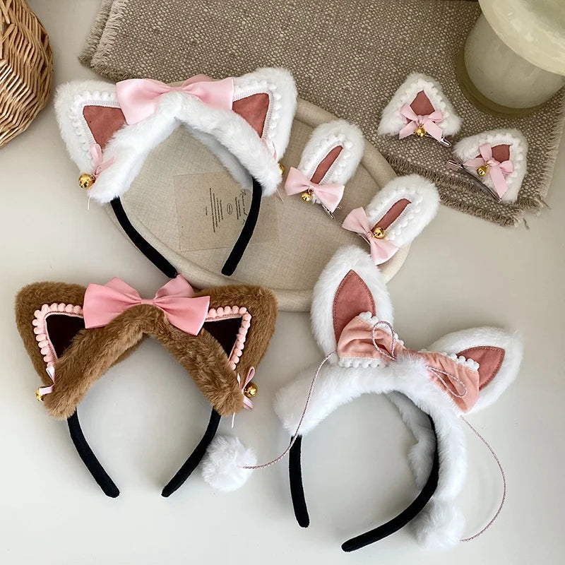 Sweet Cute Princess Style Hair Clips for Baby Girls Animals Bunny Cat Cartoon Alligators for Kids Children Hair Band Accessories