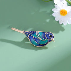 Fashion Trendy Lustrous Animals Birds Sweet Brooches for Girls Elegant Stylish Pins Jewelry for Women Ladies Accessories Chic