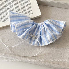 Fashion Adjustable Girls Scrunchies Fabric High Elastic Minimalist Bow Creative Design Hair Ties for Women Office Hair Accessory