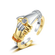 The opening is adjustable. / Gold02