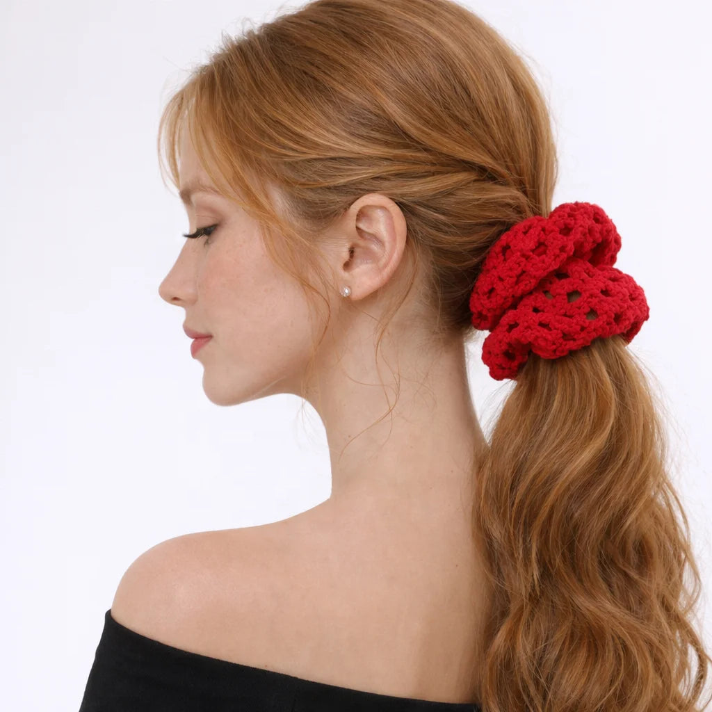 Fashion Trendy Solid Color Scrunchies for Girls Sweet Elegant Hair Ties for Women Ladies Hair Accessories Chinese Supplier