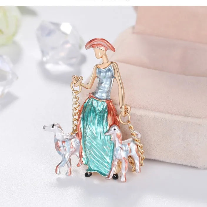 Fashion Vintage Retro Elegant Sweet Brooches for Girls Stylish Trendy Pins Jewelry for Women Ladies Accessories Wholesale Chic