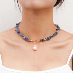 Fashion Sweet Beads Trendy Stylish INS Style Necklaces for Girls Elegant Baroque Jewelry for Women Ladies Accessories Wholesale