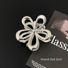 Fashion Simple Flower Butterfly Hair Claw Clips for Girls Heart Shaped Star Solid Color Haarspange for Women Hair Accessories